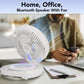 Delxo Bluetooth Speakers with LED Night Light for Bedroom, Portable Wireless Bluetooth Speaker with Fan Rechargeable (12 Pack)